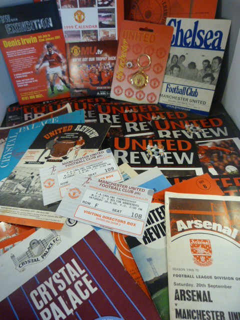 Collection of United football programmes and other football related ephemera - Image 2 of 4