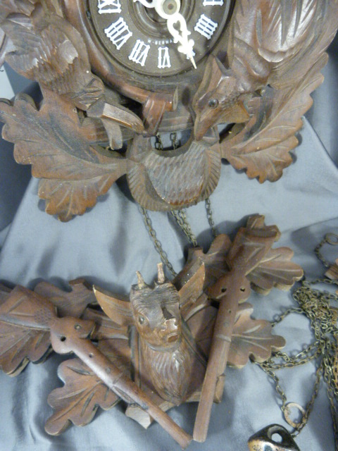 Early 20th C Black forest Cuckoo clock A/F - Image 7 of 10