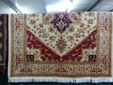 Beige ground Heriz Carpet 2.80 x 2.00