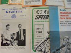 Approx 24 Speedway programmes from Exeter and Poole