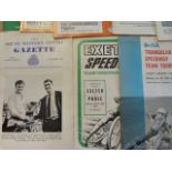 Approx 24 Speedway programmes from Exeter and Poole