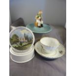 Beswick Advertising 'Timpsons' Ashtray along with a Cup and saucer and a grease pot 'St James