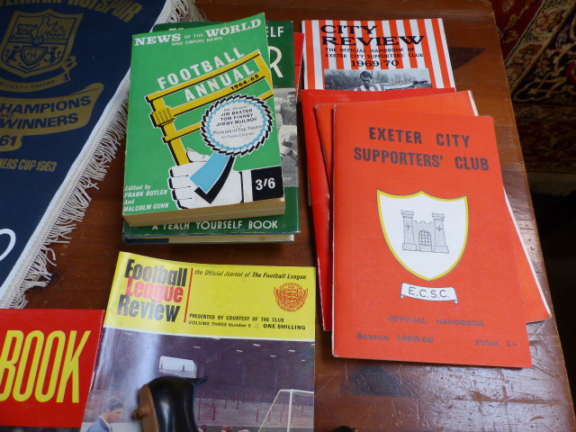 New of the World Football annuals and books, also to include Two flags (Exeter and Tottenham) - Image 2 of 3