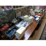 Large quantity of boxed toy cars to include Corgi, Burago Diecast, Models of Yesteryear, Matchbox