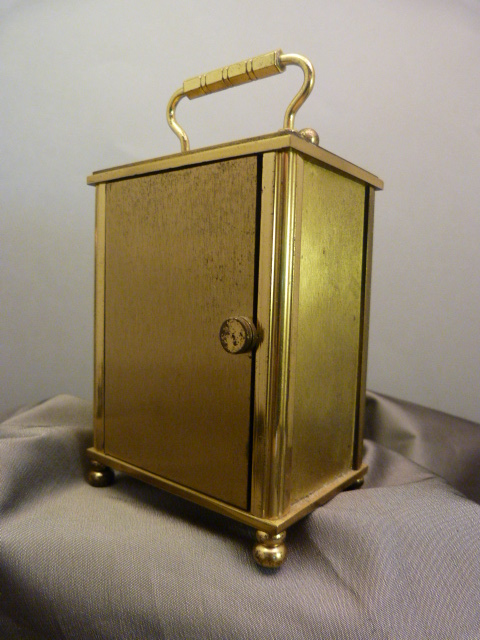 Brass cased Quartz modern carriage clock - Image 3 of 4