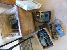 Large collection of Toy Tanks and Three Boxed sets of toys - Air Fix 1914 Dennis Fire Engine (