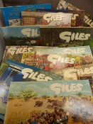 Small quantity of various Giles books