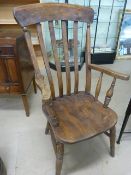 Windsor slat back armchair