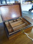 Ladies Walnut jewellery box