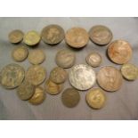 Small collection of various coins etc