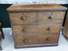 Mahogany Chest of four drawers
