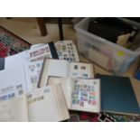 Large collection of various stamps from around the World in 1 box
