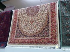 Beige Keshan Carpet 1.90 x 1.40