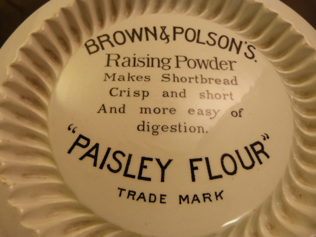 A Brown and Polson's 'Paisley Flour' short bread mould by Doulton Burslem - Image 2 of 3