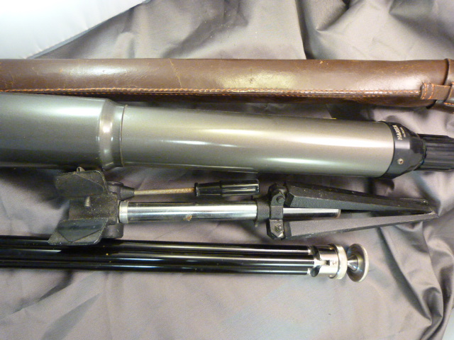 Kodak Tri-pod in leather case along with a Hansa telescope and stand in box - Image 2 of 2