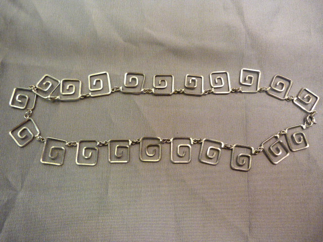 Necklace stamped 950 - Total weight - 25.1g