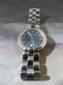 Raymond Weil 'Geneve' allegro stainless steel Gentleman's wrist watch. Ref 9117.No. P141764 Circular