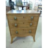 Antique Mahogany chest of three drawers