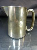 Silver cream jug hallmarked Birmingham J&G weight approx. 92g