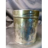 Mappin and Webb hallmarked silver trinket pot with twist off lid