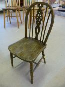 Children's Oak spindle back country chair