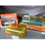 Three Boxed toy cars - Dinky Toys 165 Ford Capri in Red in original unopened packet, Dinky Scale