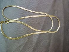 14 K Gold Chain necklace - Approx weight 6.1g