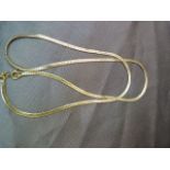 14 K Gold Chain necklace - Approx weight 6.1g