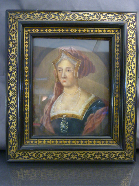 Antique Watercolour - unsigned of a Queen/Royal