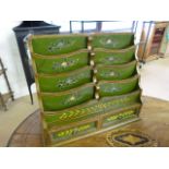 Hand painted 1930's Letter rack