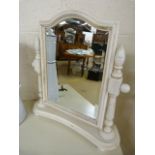 White French style dressing table and matching dressing table mirror