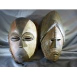 Two african tribal masks