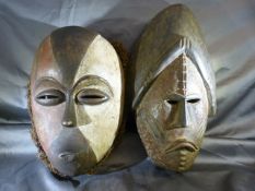 Two african tribal masks