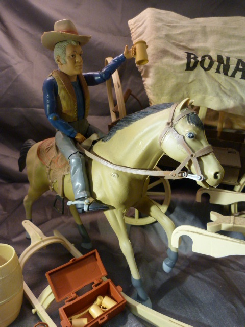 Bonanza 4 in 1 Wagon by Palitoy - No box. Appears complete with instruction manual - Image 5 of 9
