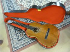 Dotras Cordoba Classical Spanish Guitar in hard fitted carry case, Guitar bears label to soundhole