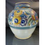 Poole Pottery Carter Stabler Adams Ltd Large and impressive vase decorated in the XE pattern with