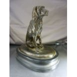 Bronze of a German hunting Hound circa 1900