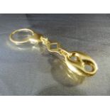 18ct Yellow Gold Key Ring/Fob. Stamped 750 Total Approx weight 8.9g