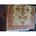 Beige ground Ziegler Rug 1.9 x 1.4