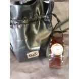 Dolce and Gabana Fashion watch in working order - with original bag.