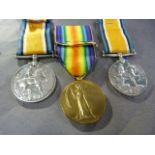 Medals - The Great War of Civilisation service medal, awarded to 54438 PTE J.W. SESTON R.WAR.R;