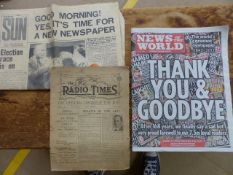 First Edition of the Radio Times - September 28th 1923 In good condition. Vol 1 No 1. Headed by