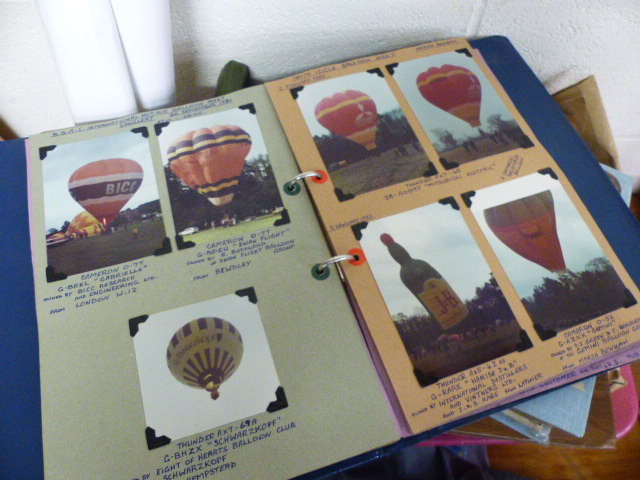 Large collection of Hot Air Balloon photograph albums - also to include a set of overall's with - Image 4 of 4