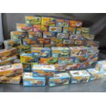 Collection of approx 62 boxed Matchbox vintage car - To incude 75 Carabo, 6 Mercedes 350SL, 38 Model