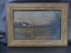 Early 19th century oil on Canvas of a Woodland scene A/F