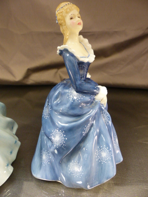 Three Royal Doulton lady figurines - Fragnance HN2334, Adrienne HN2304 and Enchantment HN2178 - Image 3 of 21
