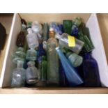 Collection of Victorian glass bottles to include some earlier