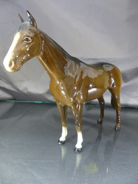 Beswick figure of a Dark Bay horse