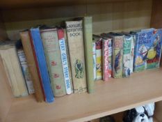 Collection of vintage childrens books and annuals etc