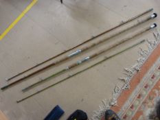 Antique Fishing Rods - Milbro Bamboo rod in case along with one other
